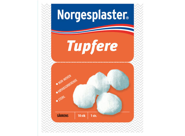 Norgesplaster Tupfere 10 stk